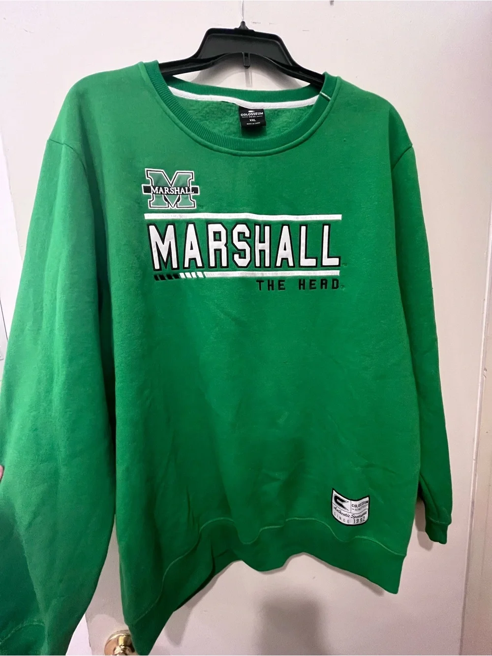Marshall The Herd Green Crewneck Sweater